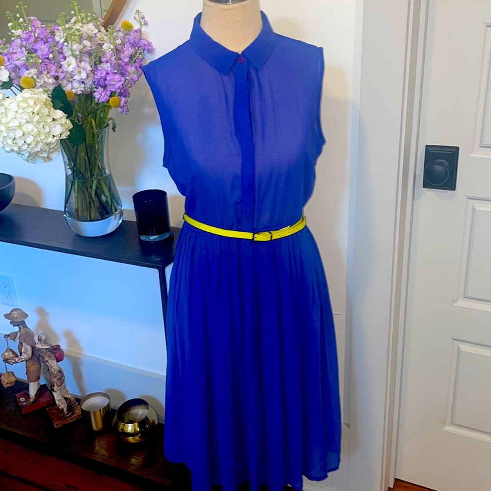 Forever 21 Sleeveless Pleated Dress